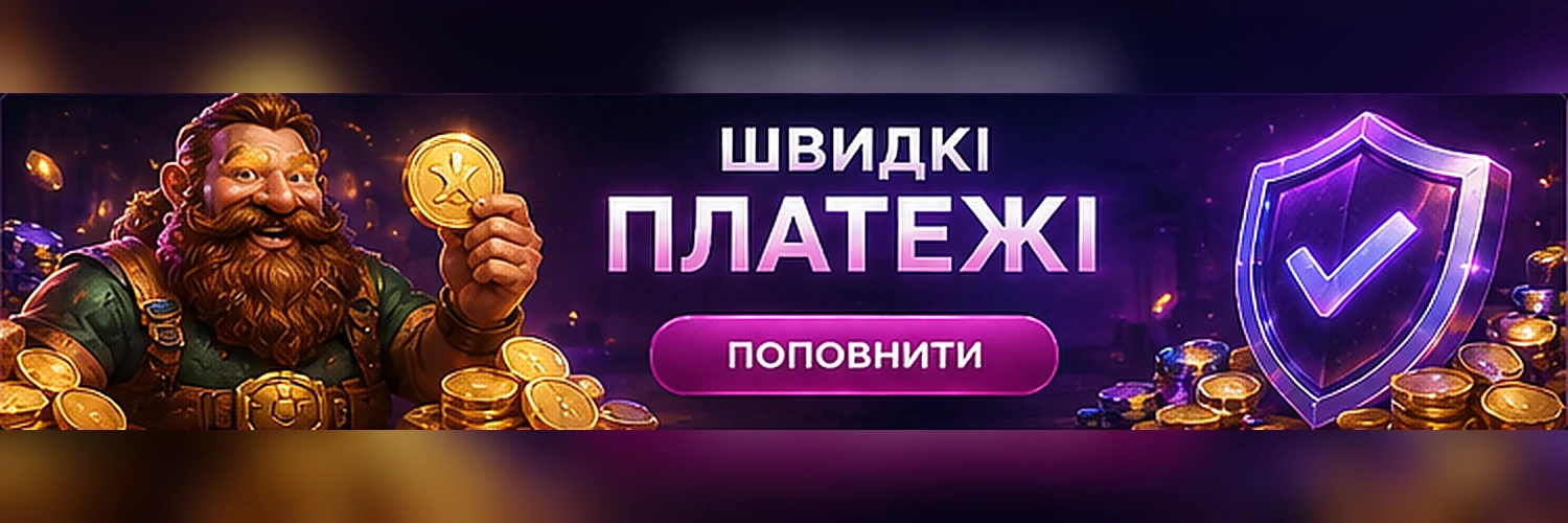 Платежі та виплати Fontan Casino в гривні